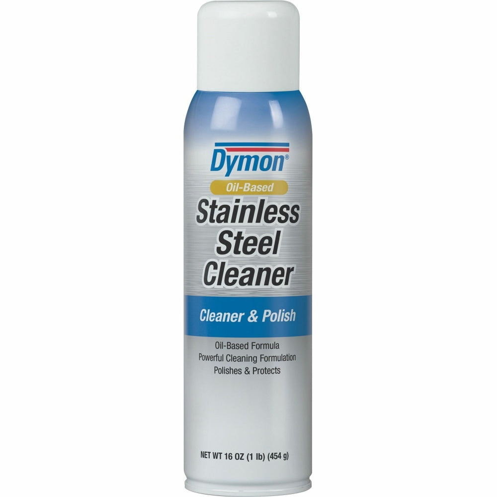 Dymon Oil-based Stainless Steel Cleaner - For Stainless Steel, Aluminum, Chrome, Copper, Brass - 16 fl oz (0.5 quart) - 20920