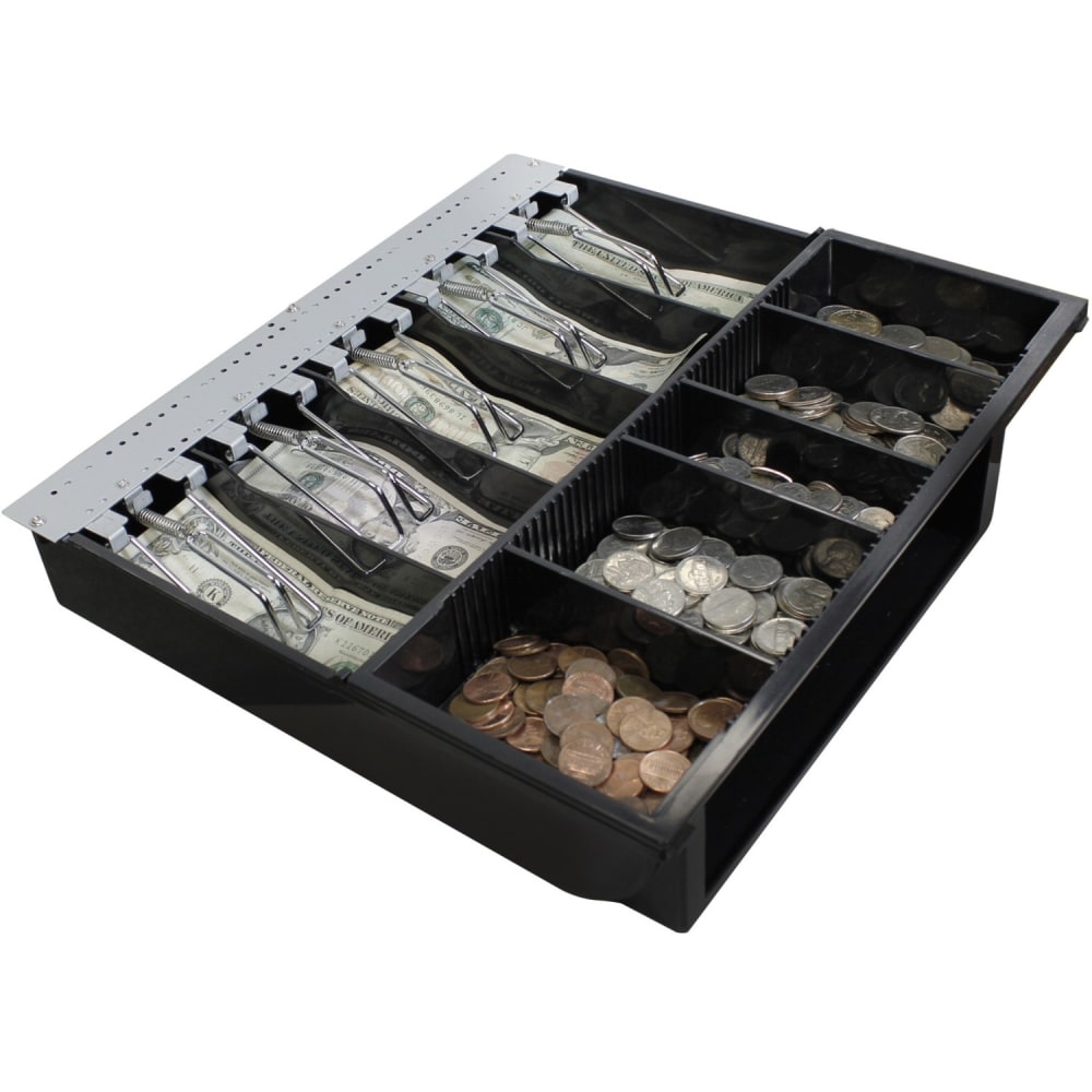 Adesso 16in POS Cash Drawer Tray - 5 Bill/5 Coin Compartment(s)