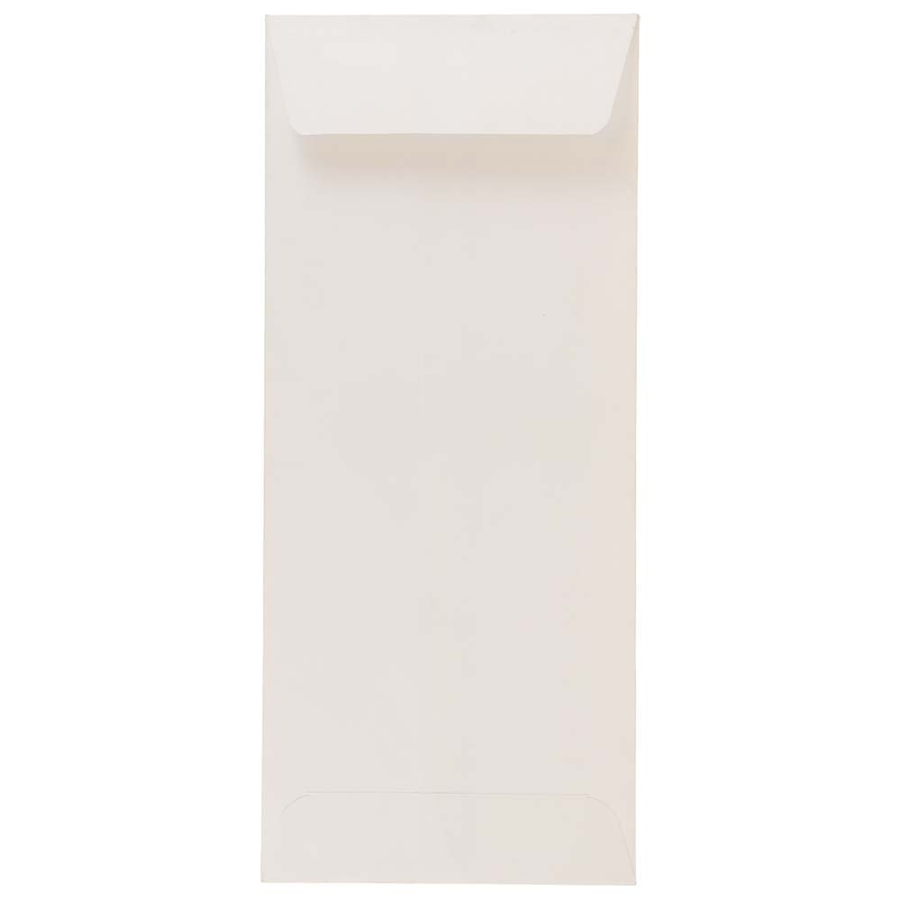 JAM Paper #10 Policy Envelopes, Gummed Seal, White, Pack Of 25