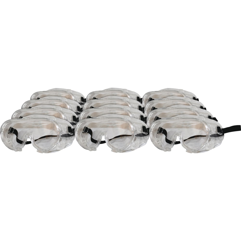 ProGuard Classic 808 Series Safety Goggles - Anti-fog, High Visibility, Adjustable, Elastic Headband, Adjustable Headband, Lightweight - 7321