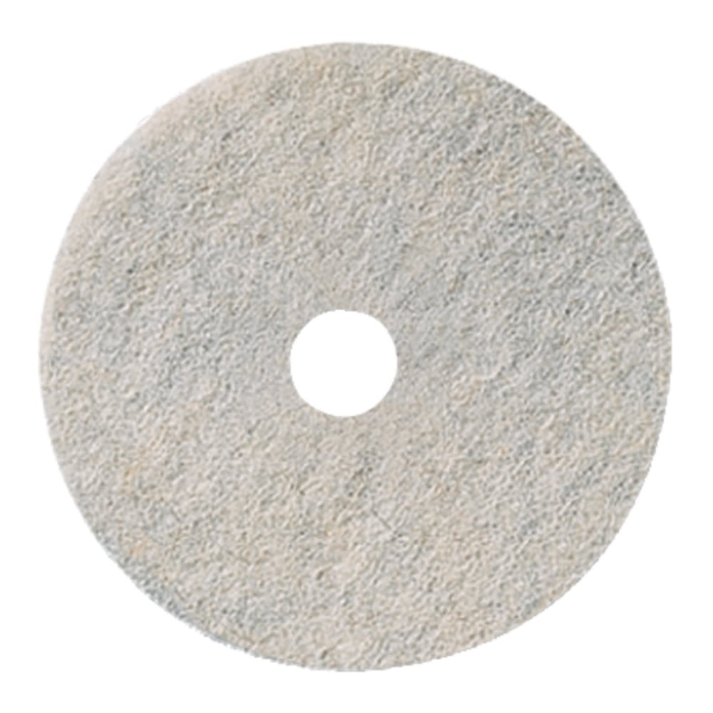 Niagara Burnishing Floor Pads, 3300N , 20in, White, Pack Of 5