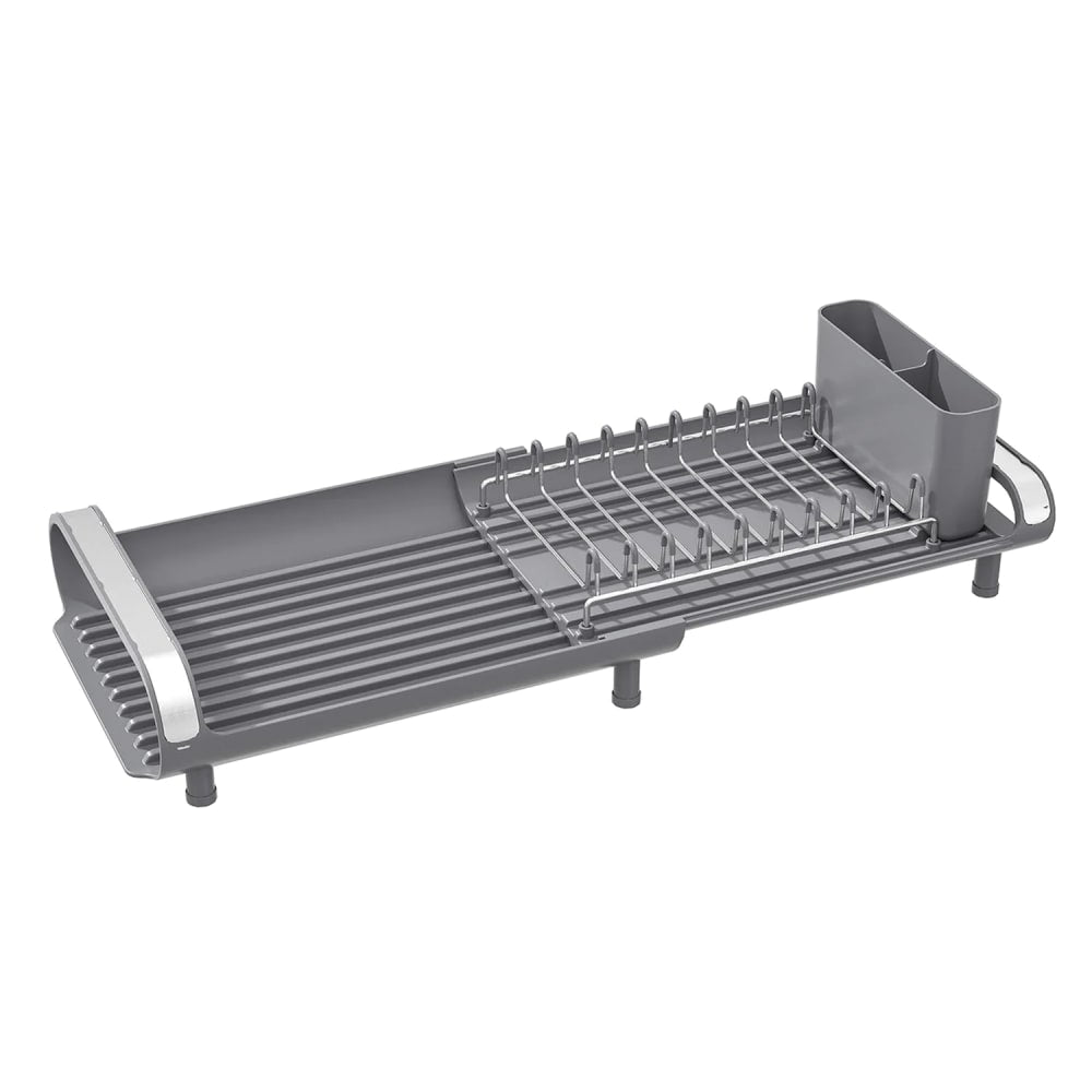 Better Houseware Compact Expanding Dish Rack, 5-1/4inH x 7-3/4inW x 10-3/4inD, Gray