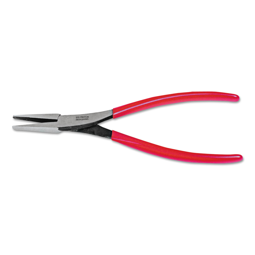 Stanley Duckbill Pliers, Flat Nose, Forged Alloy Steel, 7 25/32 in