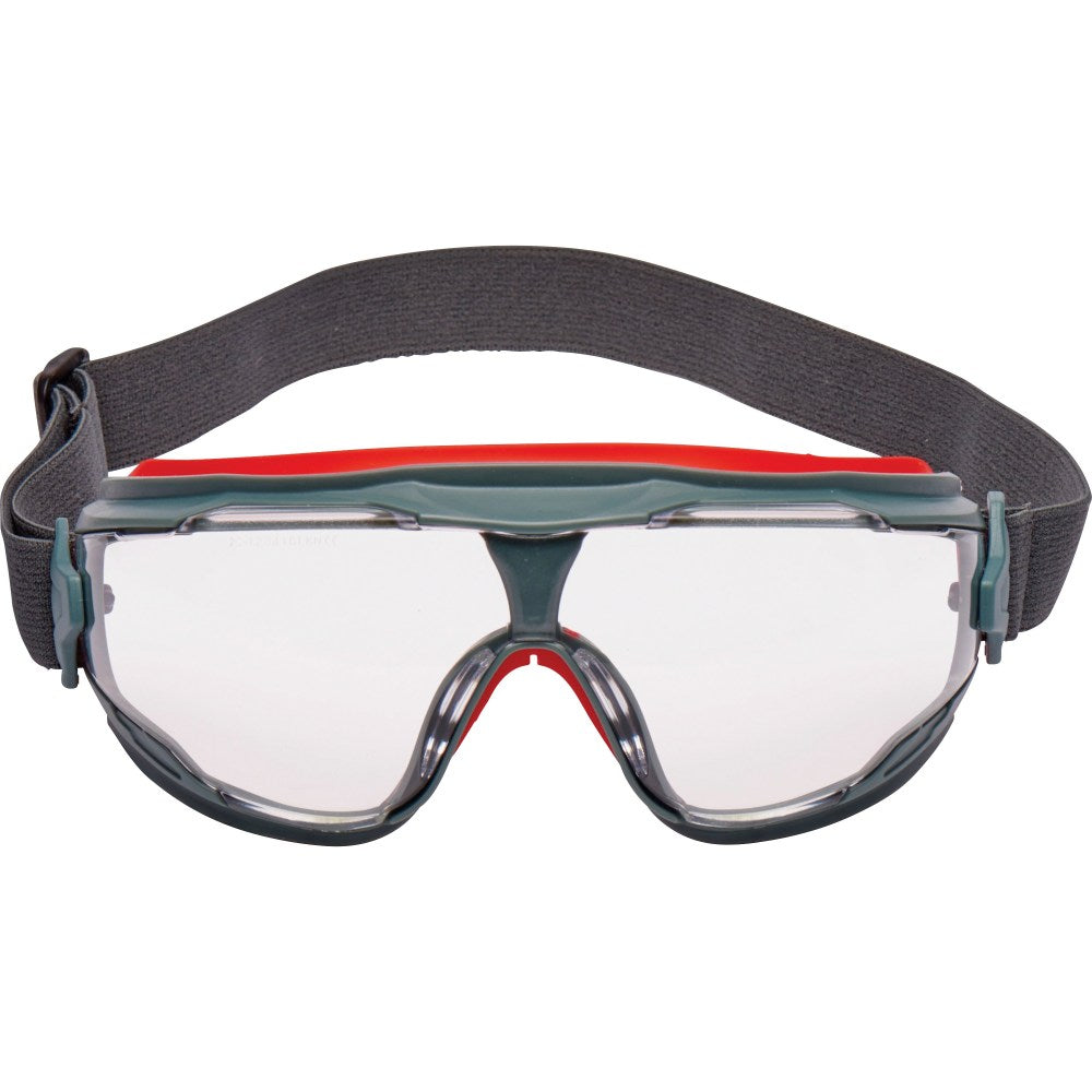 3M GoggleGear 500 Series Scotchgard Anti-Fog Goggles - Recommended for: Eye - Splash, Ultraviolet, Ultraviolet Protection - Clear Lens - Gray Frame