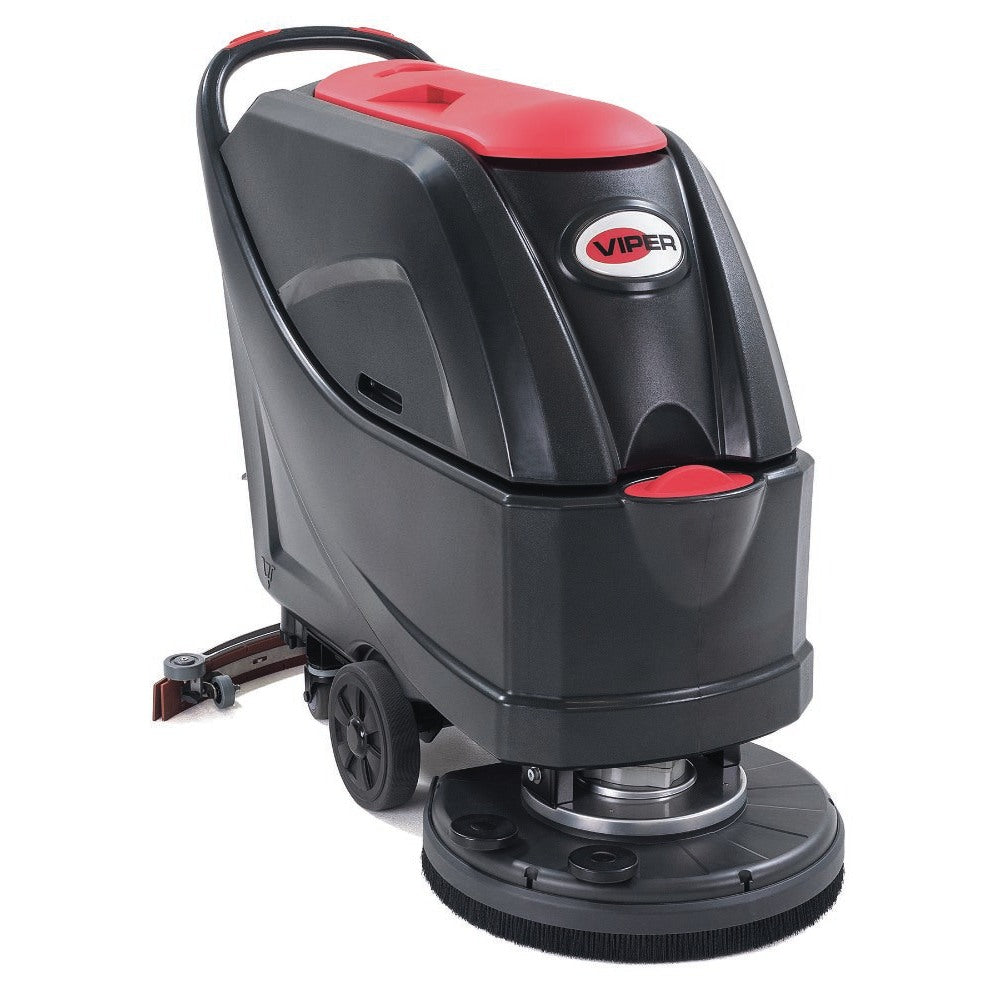 Nilfisk Viper AS5160T Disc Battery-Operated Traction Drive Walk-Behind Floor Scrubber, 105Ah, 23in