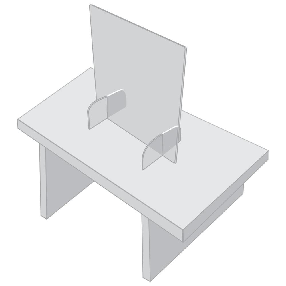 BSI Sneeze Guard, 36in x 36in, Clear, TLSGF101
