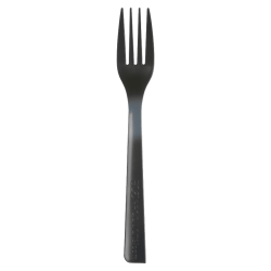 Eco-Products Polystyrene Forks, Black, 100% Recycled, Box Of 1,000