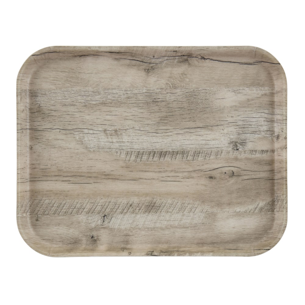 Cambro Rectangular Decor Series Camtrays, 7/8in x 14-1/16in, Light Oak, Set Of 12 Trays