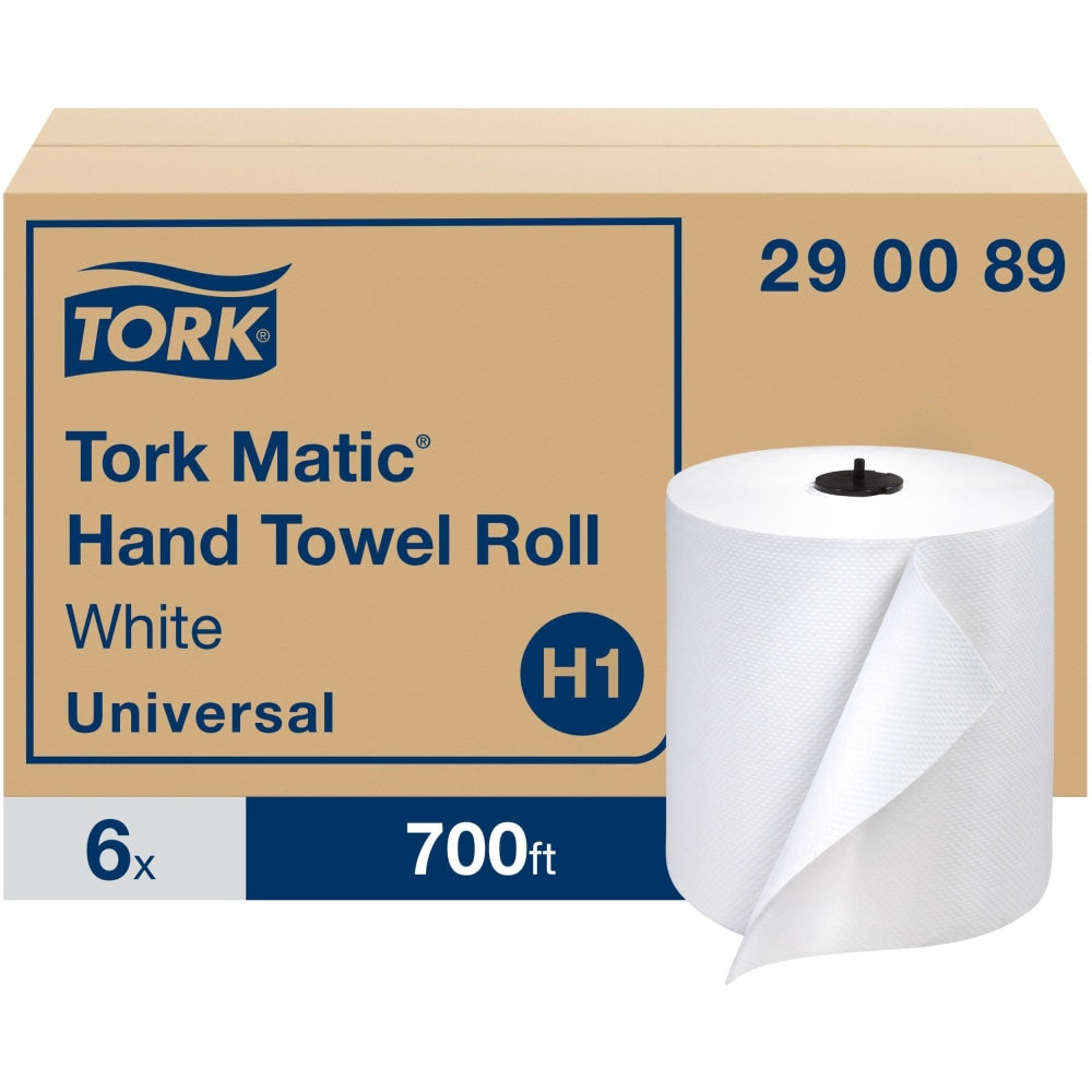 Tork Matic Hand Towel Roll White H1 - Tork Matic Hand Towel Roll, White, Advanced, H1, High Absorbency, High Capacity,  - 290089