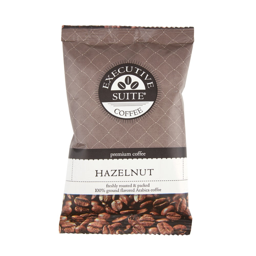 Executive Suite Coffee Single-Serve Coffee Packets, Hazelnut, Carton Of 24