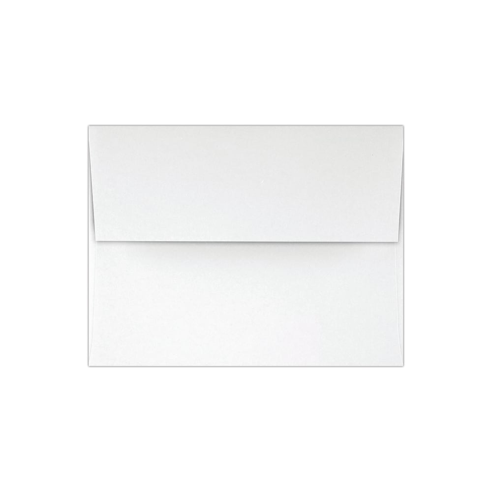LUX Invitation Envelopes, A2, Peel & Press Closure, White, Pack Of 50