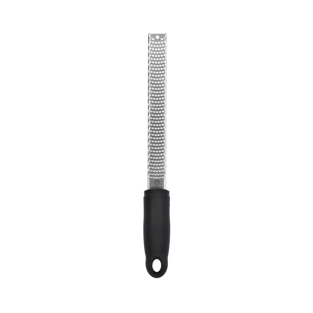 MasterChef Stainless Steel Zester And Grater, Black