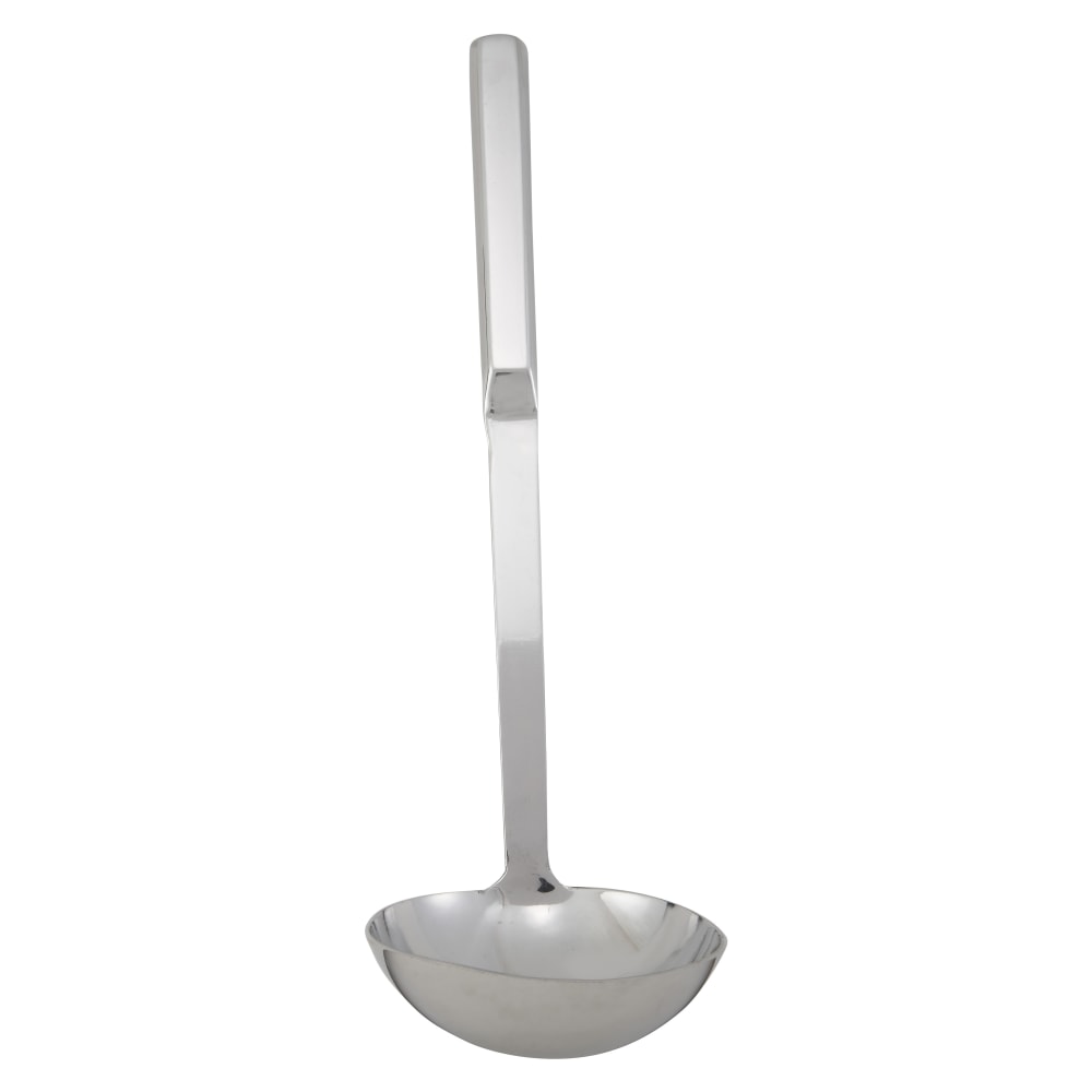 Winco 4 Oz Deep Ladle With Hollow Handle, Silver