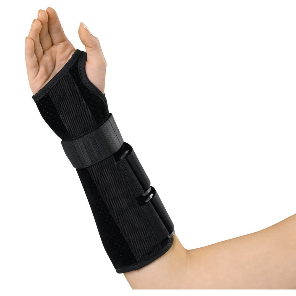 Medline Deluxe Wrist/Forearm Splint, Right, Small, 10in
