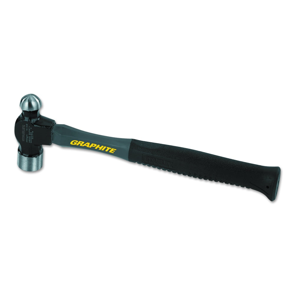 Stanley Ball Pein Hammer, Graphite Handle, 13 in, High Carbon Steel 16 oz Head