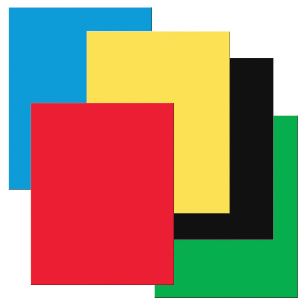 Pacon UCreate Premium Coated Poster Boards, 22in x 28in, Assorted Primary Colors, Pack Of 25 Boards