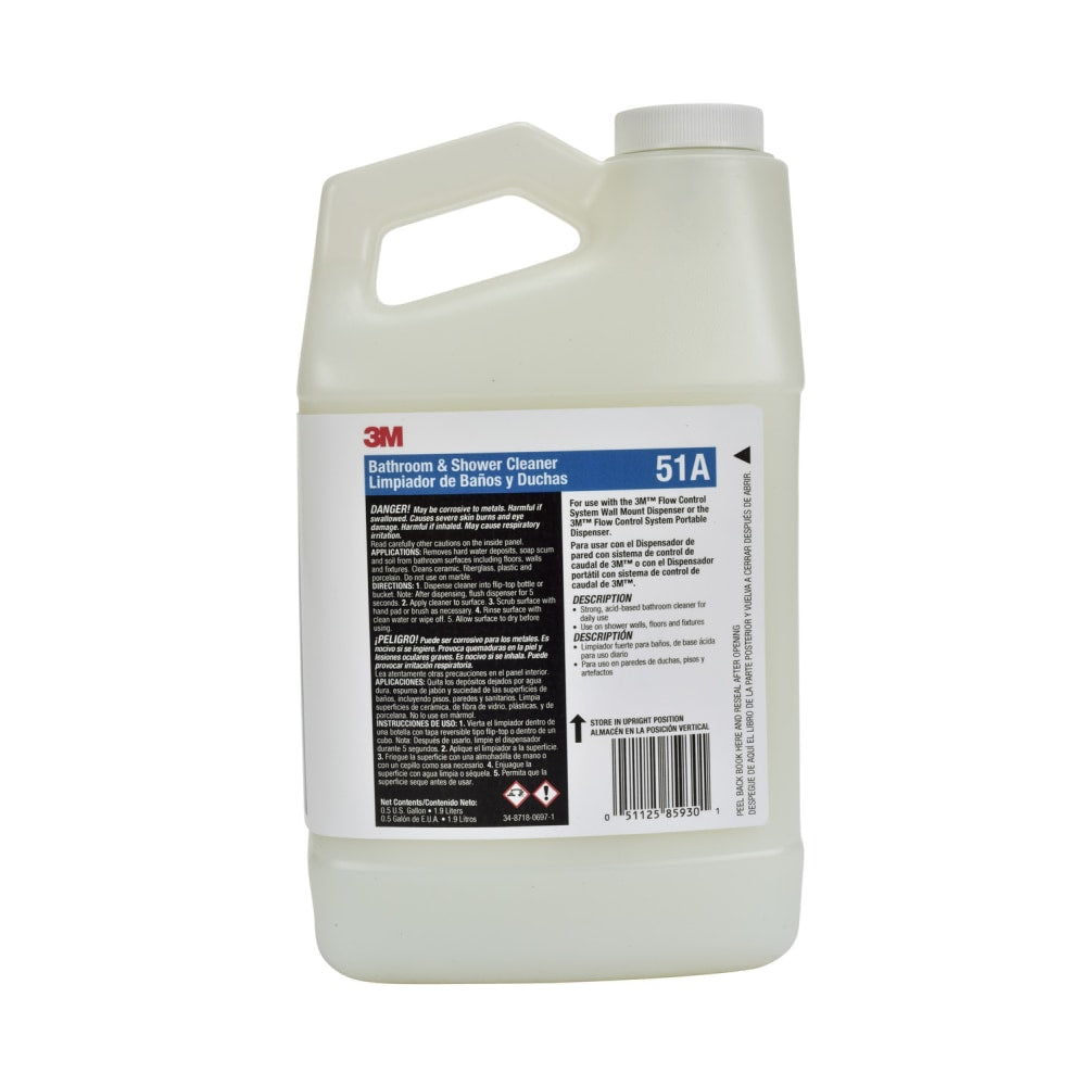 3M Flow Control 51A Bathroom And Shower Cleaner Concentrate, 67.6 Oz