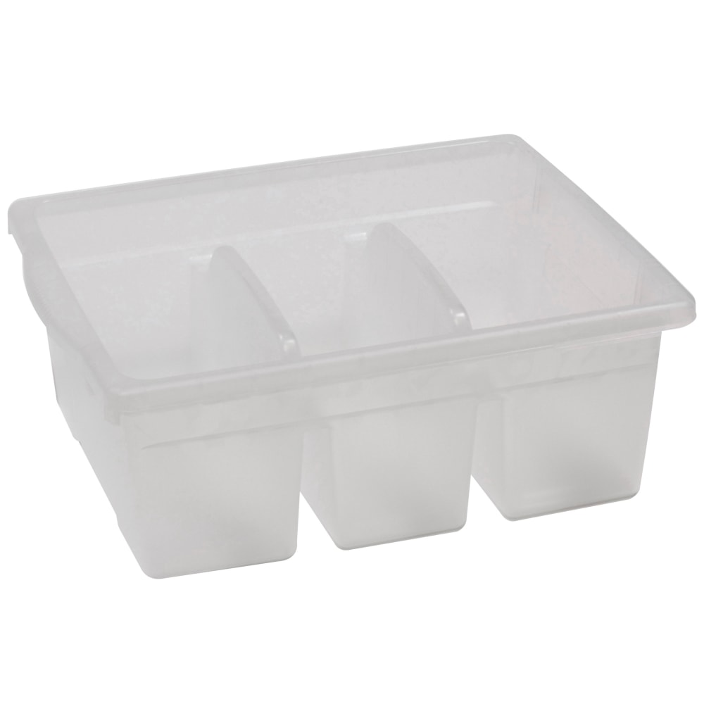 Copernicus Leveled Reading Large Divided Book Tub, Clear
