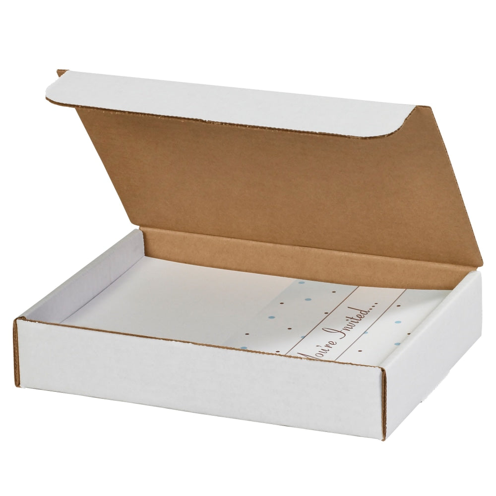 Partners Brand Literature Mailers, 9in x 8in x 2in, White, Pack Of 50