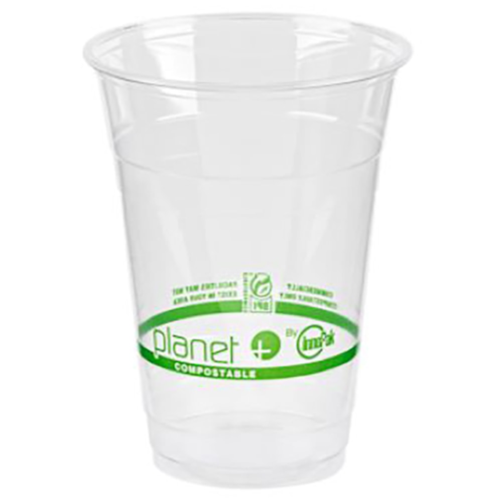 StalkMarket Planet+ Compostable Cold Cups, 16 Oz, Clear, Pack Of 1,000 Cups