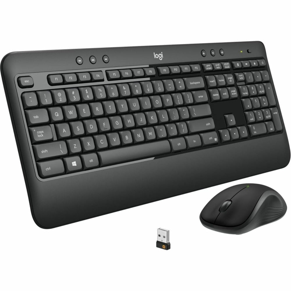 Logitech MK540 Advanced Wireless Keyboard and Mouse Combo, Black