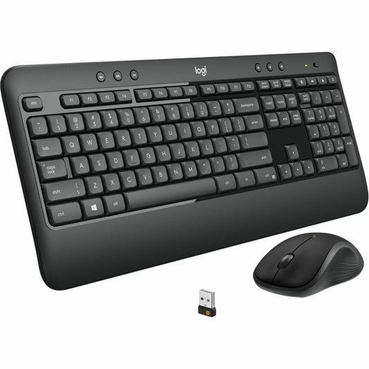 Logitech MK540 Advanced Wireless Keyboard and Mouse Combo, Black