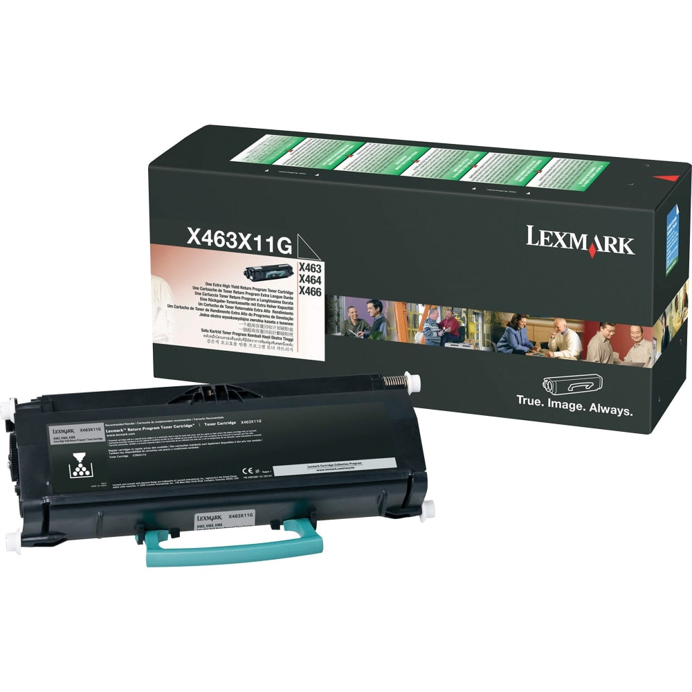 Lexmark X463X11G Black Extra-High Yield Return Program Toner Cartridge