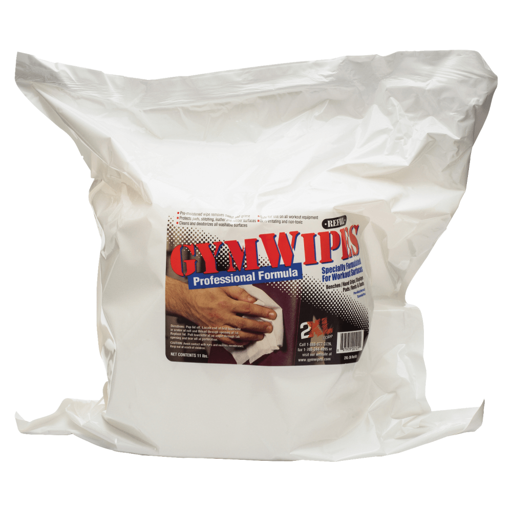 2XL GymWipes Professional Refills, 6in x 8in, 700 Count, Total Qty 1