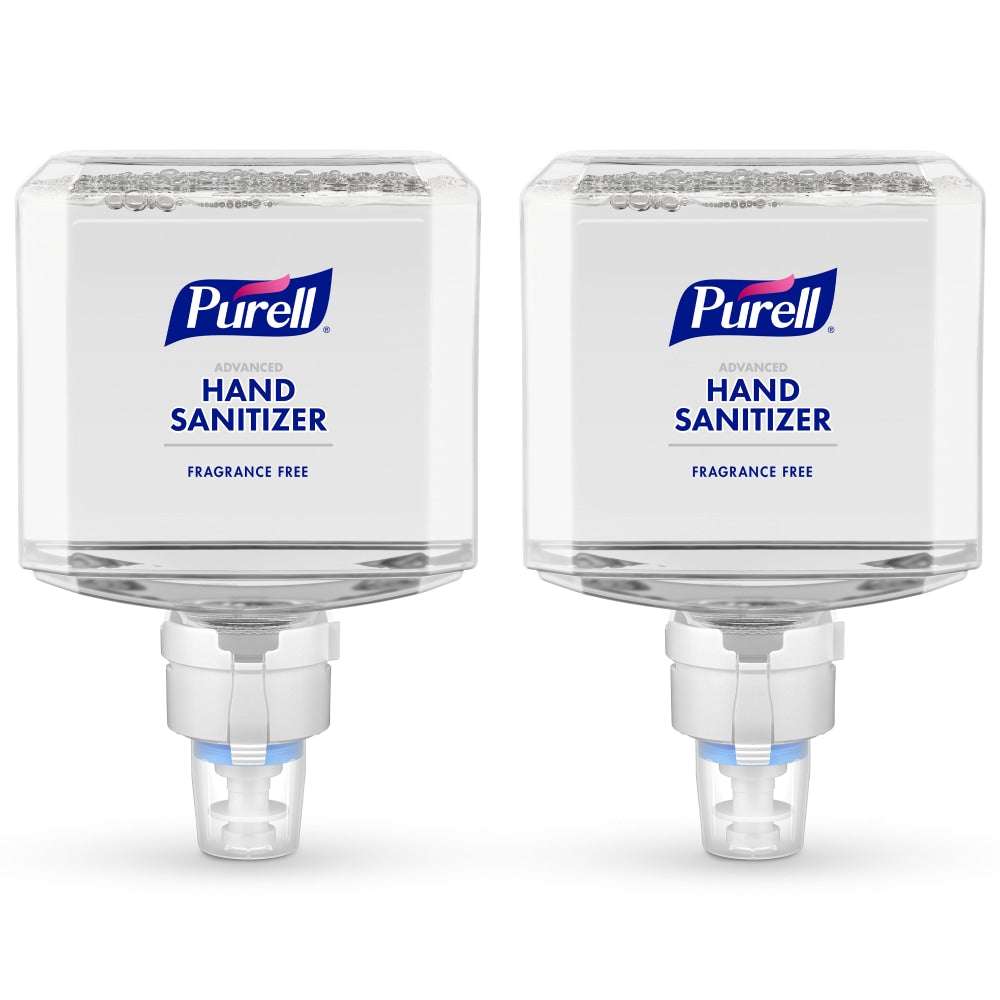 PURELL Advanced Hand Sanitizer Gentle & Free Foam ES8 Refill, Fragrance Free, 40.6 Oz, Pack of 2