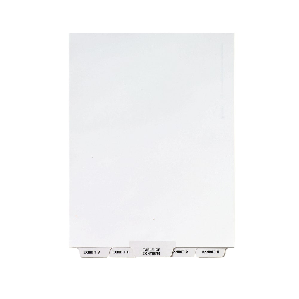 Avery Premium Collated Legal Dividers Avery Style, A-Z & Table Of Contents, 8 1/2in x 11in, White