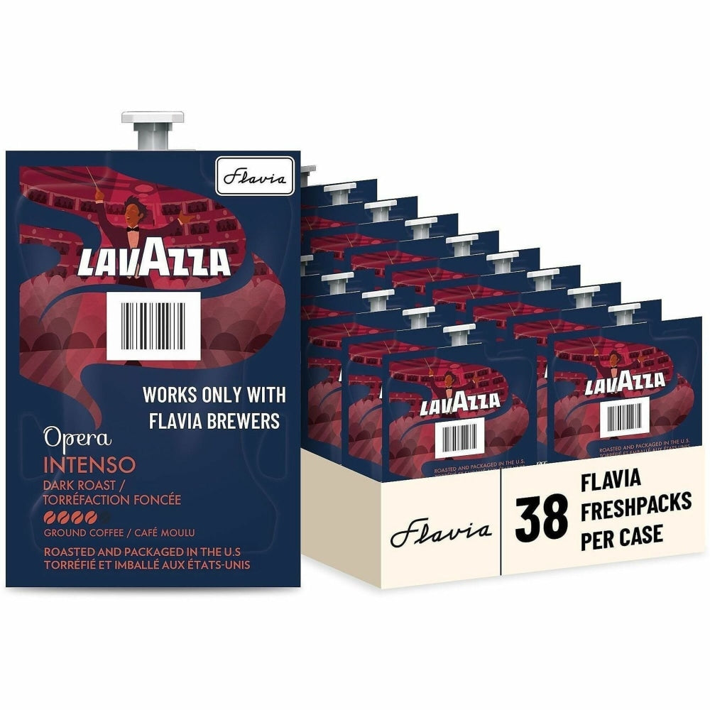 Flavia Freshpack Intenso Dark Roast Coffee Freshpacks, Pack of 38 - 48727