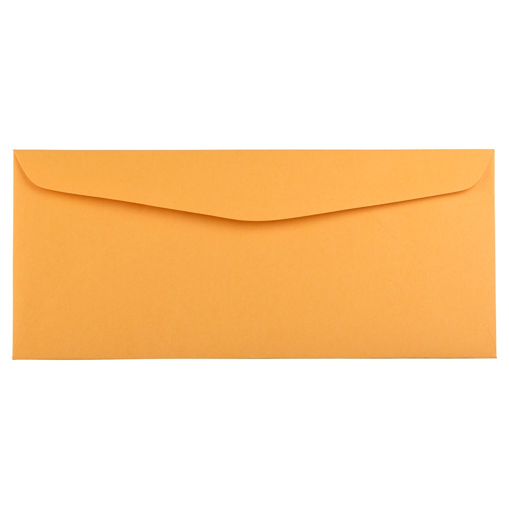 JAM PAPER #14 Recycled Envelopes, 5 x 11 1/2, Brown Kraft Manila, 25/Pack