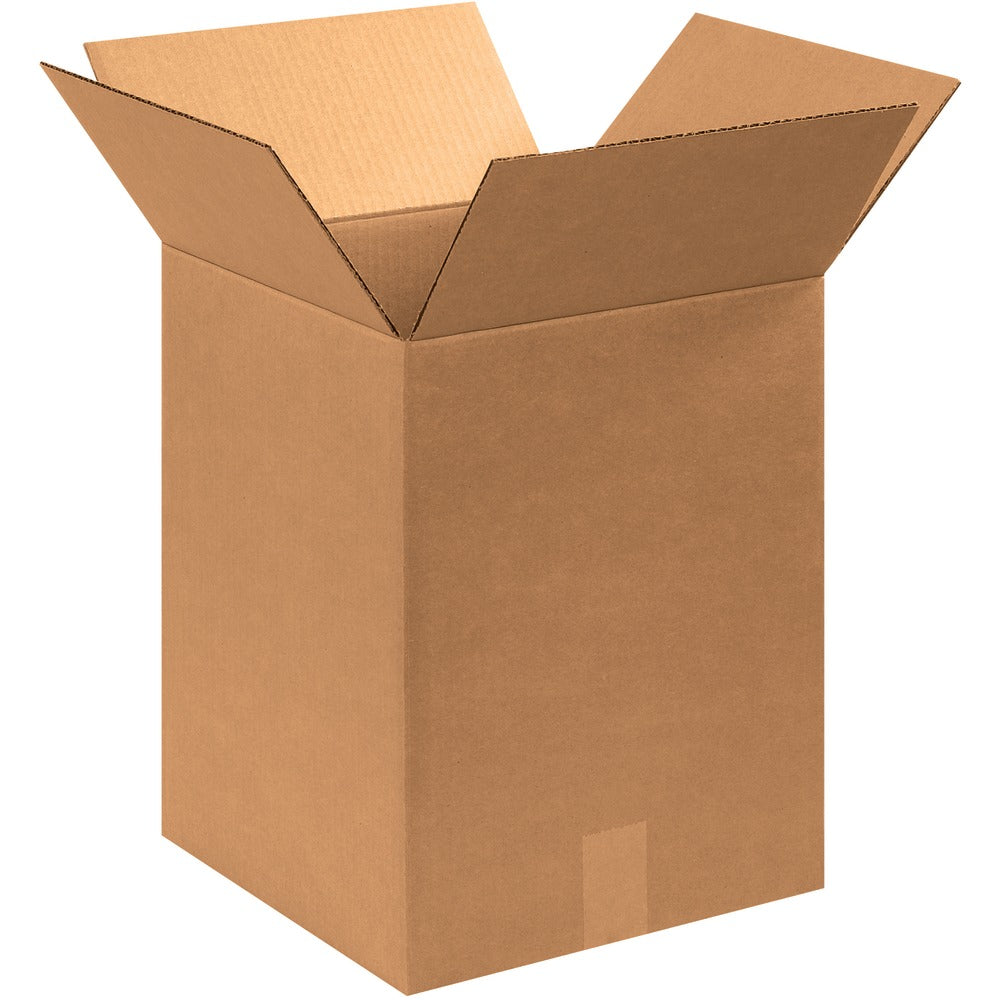Partners Brand Corrugated Boxes, 17inH x 13inW x 13inD, 15% Recycled, Kraft, Bundle Of 25