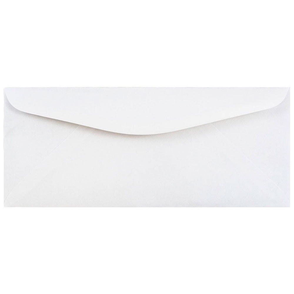 JAM PAPER #12 Business Envelopes, 4 3/4 x 11, White, 25/Pack