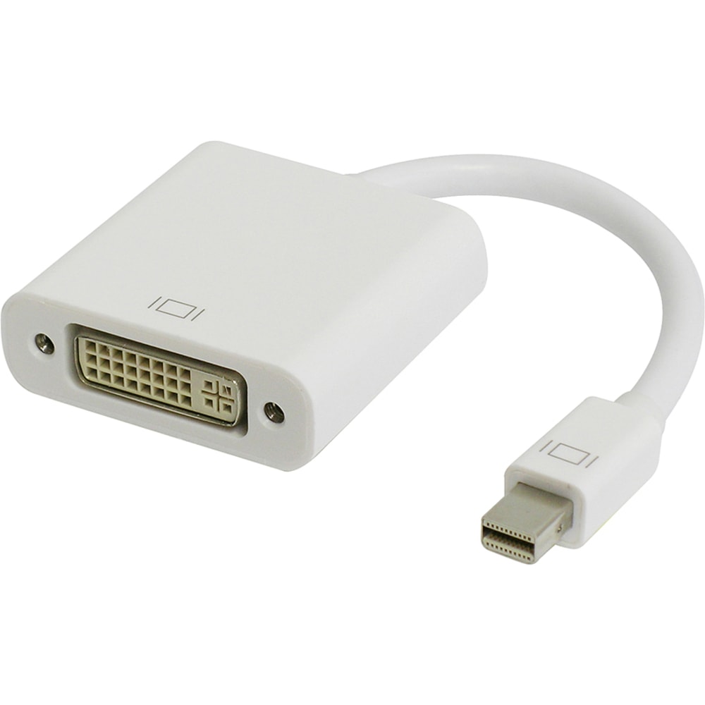 4XEM Mini DisplayPort To DVI-I Male to Female Adapter