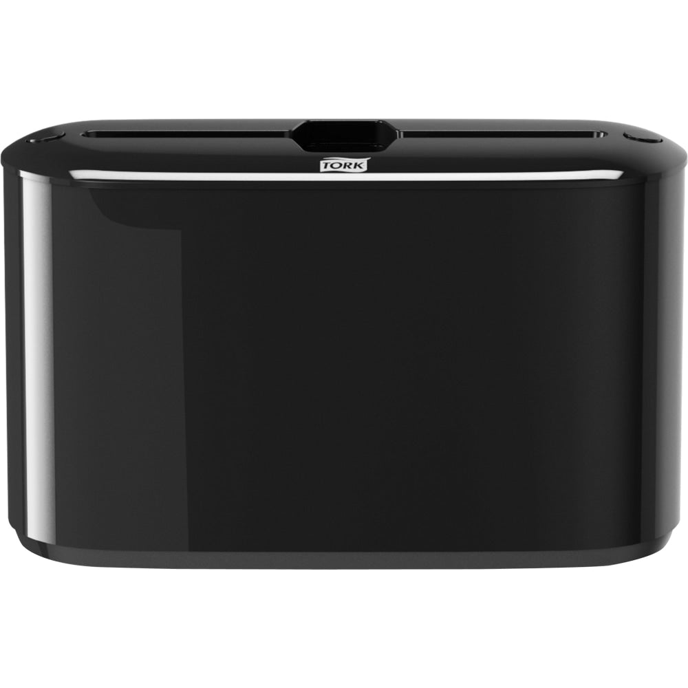 TORK Xpress Countertop Multifold Hand Towel Dispenser - Multifold Dispenser - 7.9in x 12.7inx 4.6in Depth - Plastic - Black - Compact, Lockable - 1