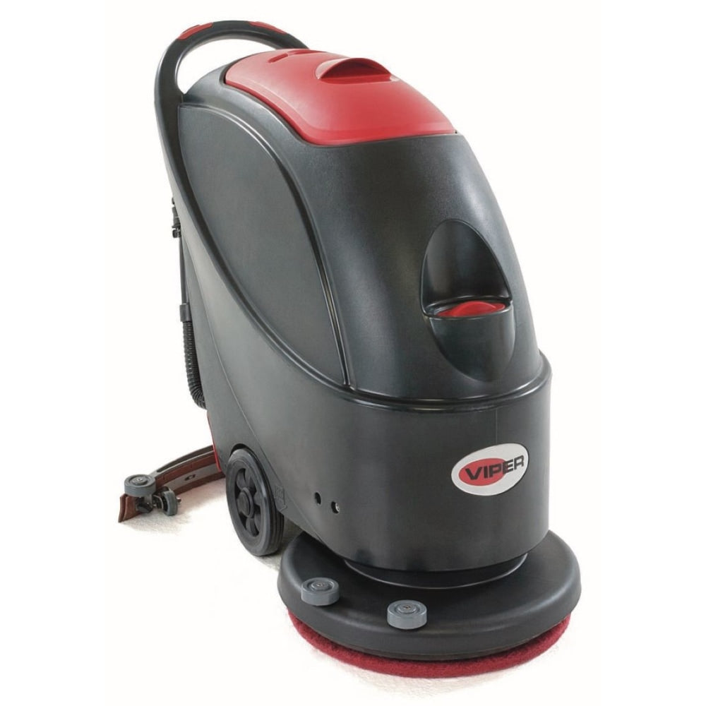 Nilfisk Viper AS510B 20in Disc Battery-Operated Walk-Behind Floor Scrubber, 25in Diameter