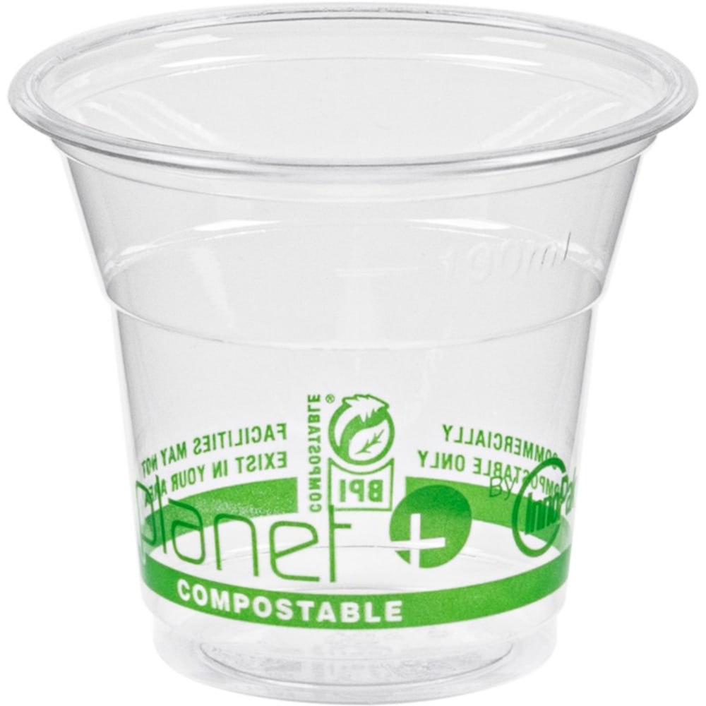 StalkMarket Planet+ Compostable Cold Cups, 5 Oz, Clear, Pack Of 2,000 Cups