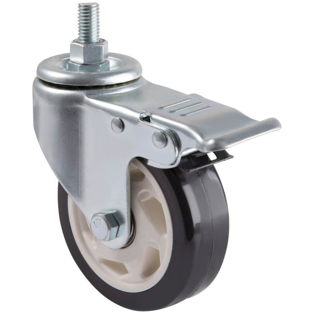 Eaton Tripp Lite Series Locking Caster Kit for Rolling TV/Monitor Carts - Heavy Duty, Swivel, 4 in. Diameter, 4 Casters - Locking casters