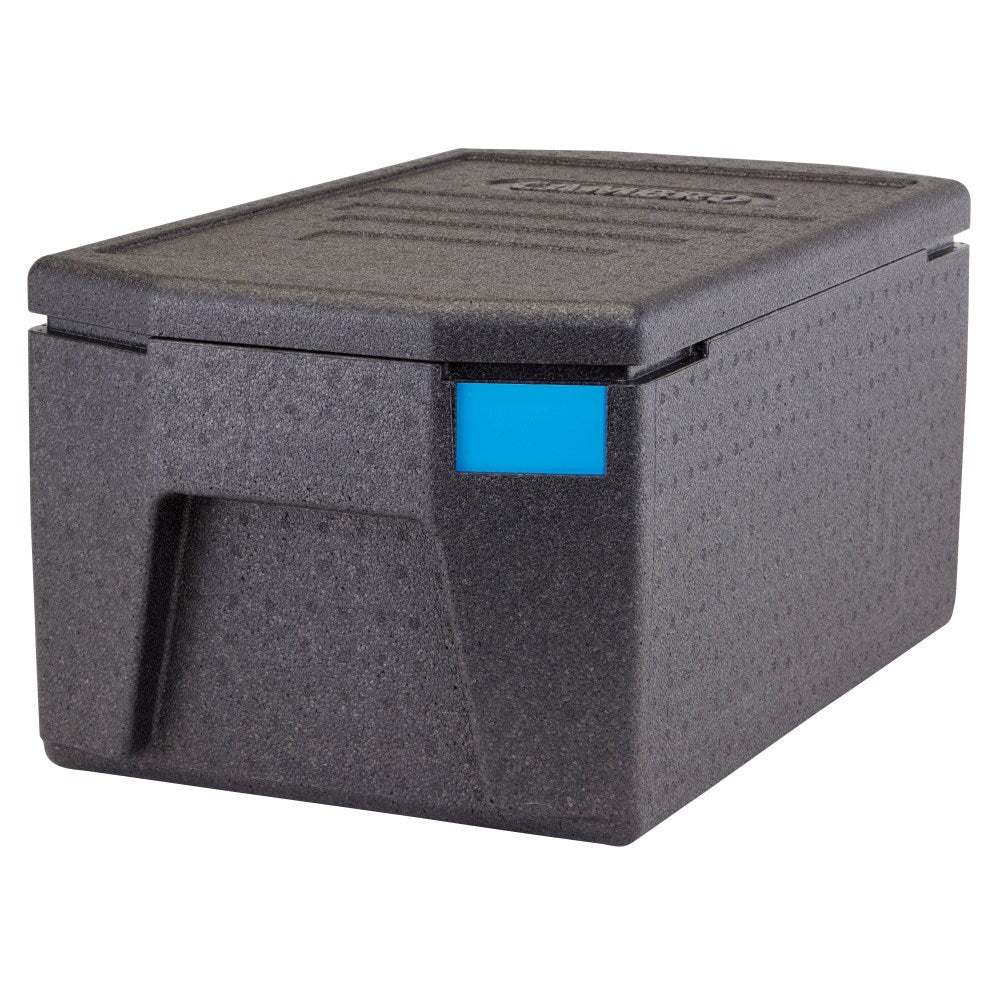 Cambro Cam GoBox GN 1/1 8in Large Handle Top Loading Food Carrier, 12-5/8inH x 15-3/4inW x 26-13/16inD, Black