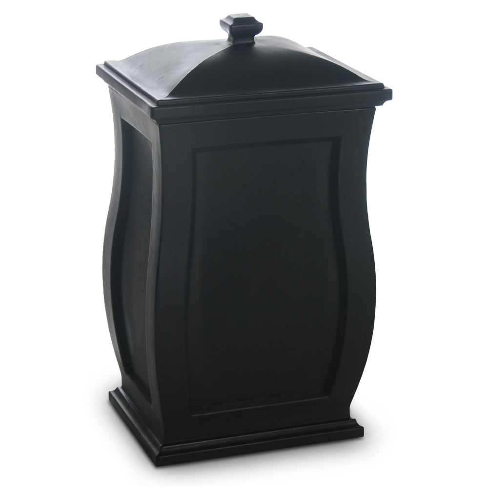 Mayne Mansfield Storage Bin, 32-1/8in x 14-5/16in x 18-5/16in, Black