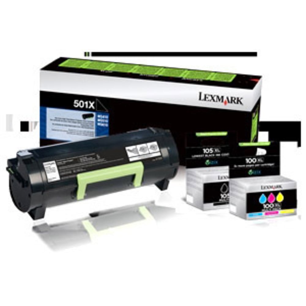 Lexmark Original Laser Toner Cartridge - Black Pack - 1000 Pages, 70C00KG