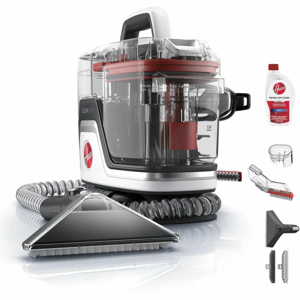 Hoover CleanSlate FH14000V Upright Vacuum Cleaner - Upholstery Tool, Hose - 7in Cleaning Width - 4.5 ft Hose Length - White