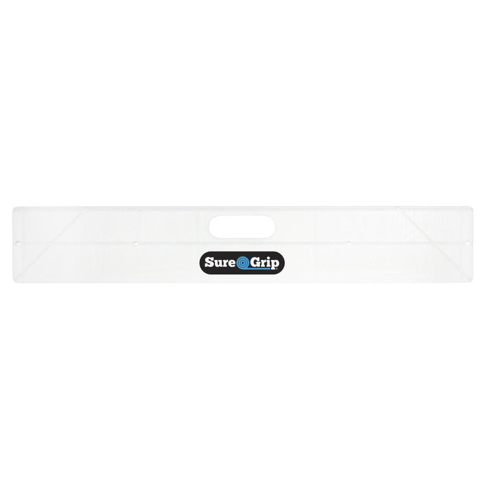 Hospeco Sure Grip Cutting Guide, White HDPE, 36in x 6in x .25in, 1 ea