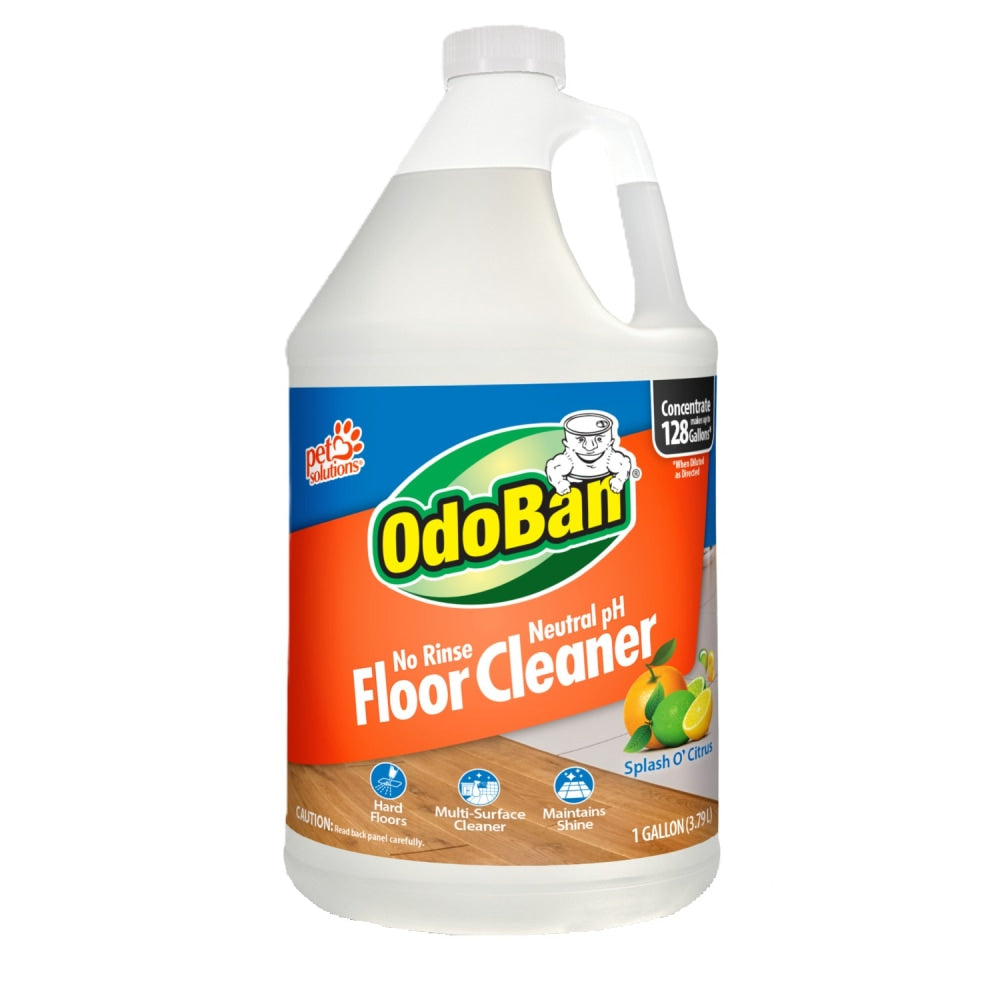 OdoBan No-Rinse Neutral pH Floor Cleaner Concentrate, 1 Gallon