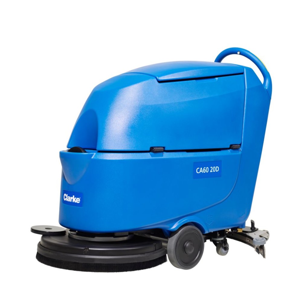 Clarke CA60 Compact Walk-Behind Floor Scrubber, 20in Diameter