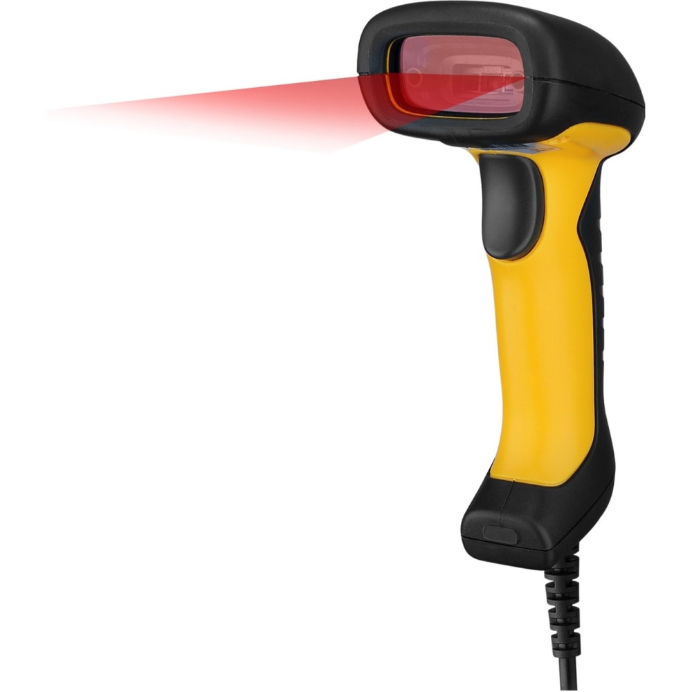 Adesso NuScan 2400U Waterproof Handheld CCD Barcode Scanner - Cable Connectivity - 200 scan/s - 12in Scan Distance - NUSCAN2400U