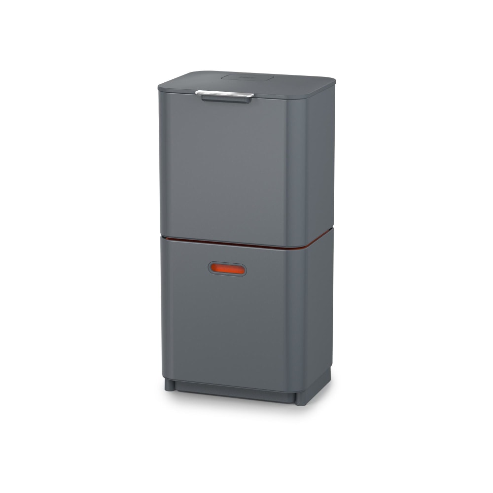 Joseph Joseph Totem 2-Tier Trash/Recycling Containers, Gray, Set Of 2 Containers