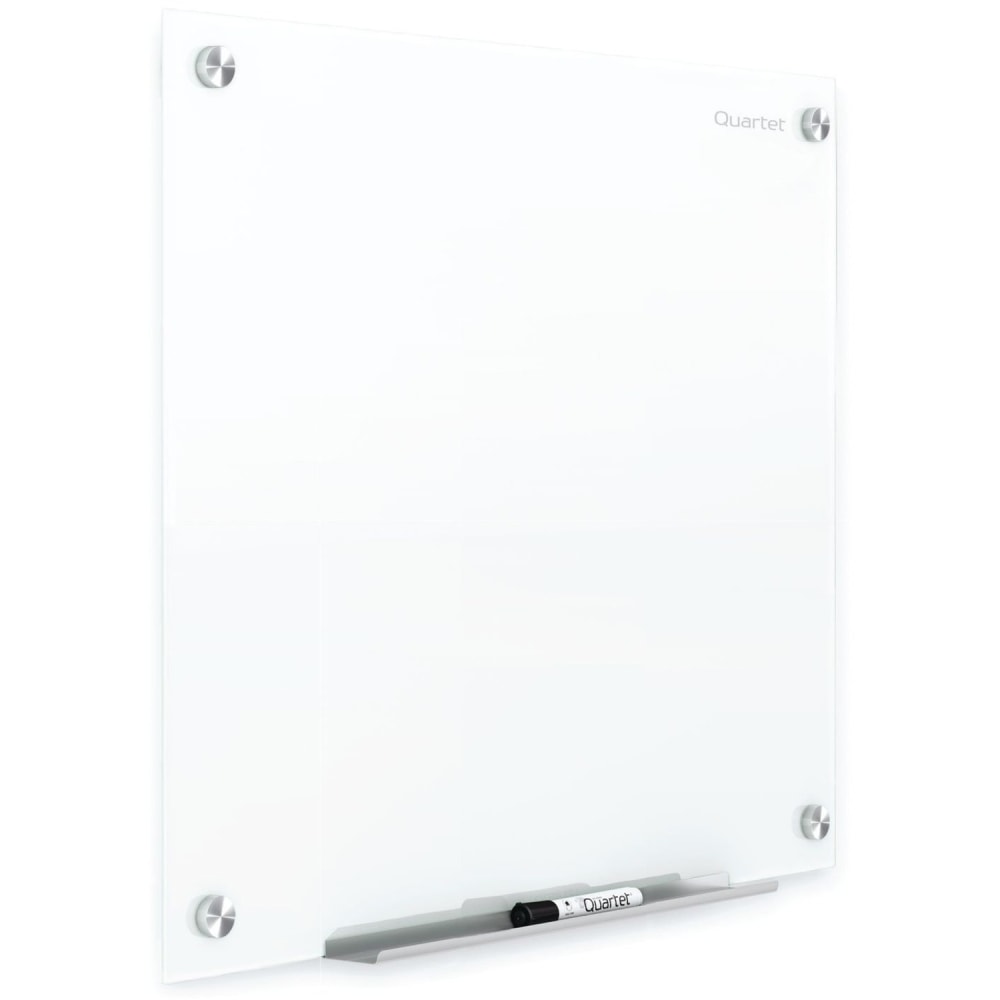 Quartet Infinity Magnetic Glass Dry-Erase Board, White, 48in x 48in, G24848W
