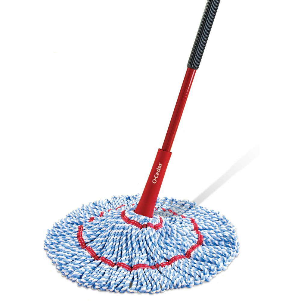 O-Cedar MicroTwist MAX Microfiber Mop - MicroFiber Head - Absorbent, Reusable, Machine Washable, Easy to Use, Comfortable Grip, Refillable - Multi